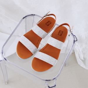 [핏플랍]핏플랍 샌들 바라 크리스탈 Q94-011 실버