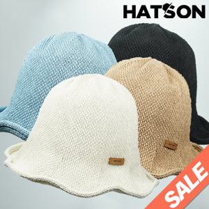 [햇츠온]여름 여성 폴리 밀짚 보닛 벙거지 햇 모자 H1-2302N AA