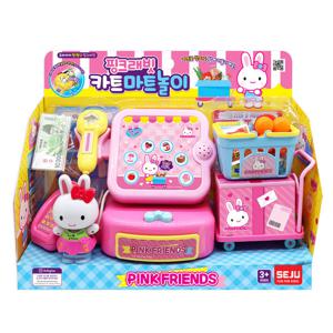 세주토이 핑크래빗 카트 마트놀이 18000