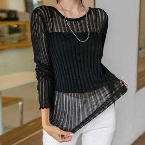 [나크21] 고슬고슬 씨스루 니트 NK32-T-64