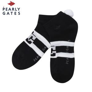 [파리게이츠] 파리게이츠 여성 바니 폼폼 스트라이프 단목 양말 521C3SC651_BK