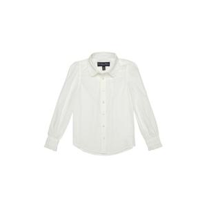 [FW 시즌오프 50%] [키즈] 포플린 코튼 블라우스 (화이트) (BBTBKG2728ADF)