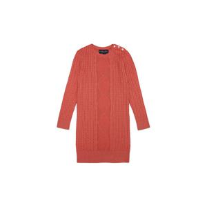 [브룩스브라더스] BB_[키즈] [여아] 케이블 스웨터 드레스 (다크 핑크) (BBDZKG2648CDF)