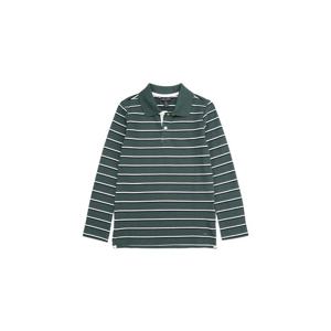 [브룩스브라더스] BB_[키즈] [남아] 코튼 피케 스트라이프 폴로 셔츠 (그린) (BBNTKB2684IDF