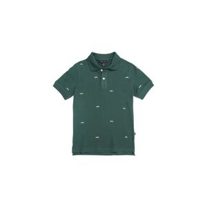 [FW 시즌오프 40%]  [키즈] 코튼 피케 엠브로이더리 셔츠 (그린) (BBNTKB2672IDF)