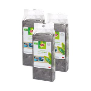 3M 일회용 원데이 수세미 플러스 강력 리필 30매 x 3개