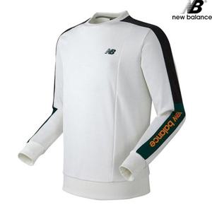 뉴발란스 NBNC942033-WH 소매배색 루즈핏 뉴발 긴팔티 맨투맨