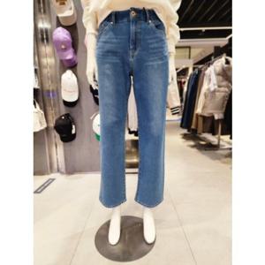 클라이드 엔 FOBDP762F 여성용 스트레이트 블루 데님팬츠