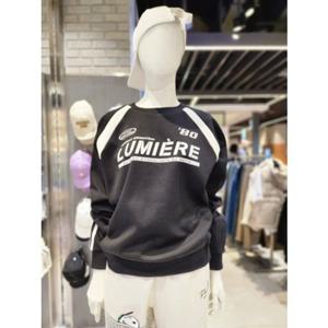 클라이드 엔 FOATS626F 여성용 라글란 배색 맨투맨 티셔츠