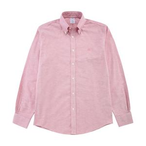 [브룩스브라더스] 레귤러핏 논아이론 옥스포드 솔리드 셔츠 (레드) (BBTHMM7906DES)