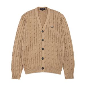 BB_[남여 공용] 코튼 케이블 가디건 (카멜) (BBWCMB10445ES)