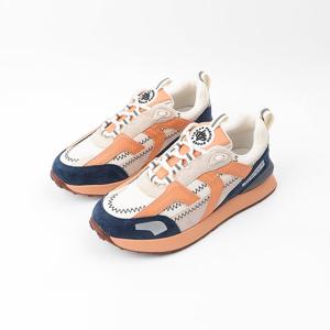 [신난다슈] 여성 스니커즈 운동화 단화 소가죽 SM246373 오렌지