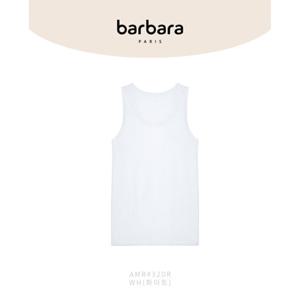 [바바라] barbara 수피마 오가닉코튼 순면 남자 민소매 런닝 AMR4320R(화이트)