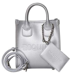 [에스콰이아]여성 실버 미니 토트 크로스백(ECCSHB642MS)