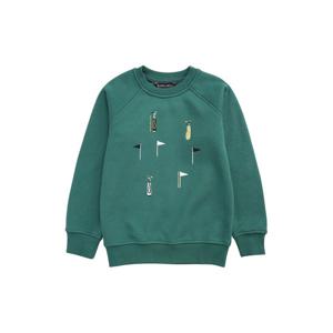 [브룩스브라더스] BB_[키즈][남아] 골프 패턴 스웻 셔츠 (그린) (BBNPKB2173IES)
