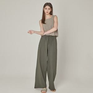 이지 린넨 9부 여팬츠 ULZ3000