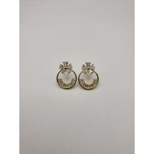 [스텔라앤로라]여성귀걸이 특수큐빅 은침 귀걸이 18K도금 SAR-133 골드