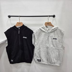 [지프키즈]지프 체로키 셋업 민소매 후드집업 KP2TZU031_JK