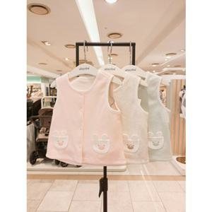 [압소바] (3종택1)가을 간절기 면 지니조끼 (AY511901)