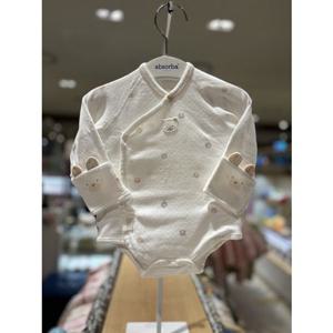 압소바CH 마롱 오가닉 배냇슈트 AZD-10111 임신 무형광 출산준비 가을저고리슈트 조카선물