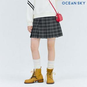 [오션스카이]여아 체크 플리츠 스커트-DEJG6251B03