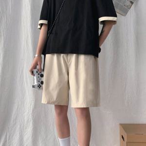 [모로엠]남자 캐주얼 여름 베이직 반바지 LD-PTH-QLD600