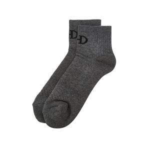 헤지스 골프 여성 24FW 품절임박그레이 단목 파일 양말 HWSS4F502G2