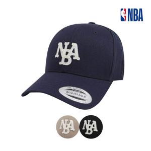 [엔비에이]남녀공용 로고펠트 오버핏 빅사이즈 하드볼캡 모자 N245AP442P