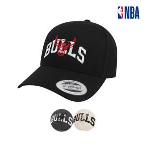 [엔비에이]남녀공용 시카고불스 아치형레터 클래식 하드볼캡 모자 N245AP422P