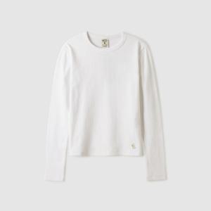 후아유 골지 긴소매 티셔츠 WHLAE3821F