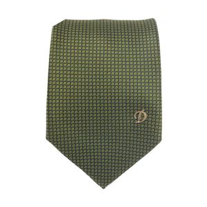 [에스티듀퐁(셔츠)]그린 사각 조직 솔리드 넥타이 TE4FM61KA019TGE