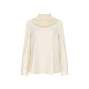 [제이제이 지고트]울 니트 배색 퍼프 블라우스GMBA0BLJ2