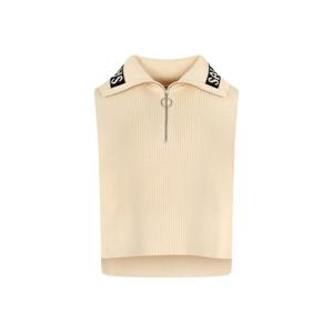 [제이제이 지고트]레터링 칼라 집업 풀오버 니트GMCA1POR4