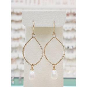 볼라레 세이브존03 볼라레 14k 웨이브 담수진주 드롭 귀걸이 AGGF314AG