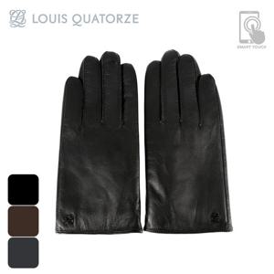 [루이까또즈] 심플포인트장식 남성 가죽장갑 NGLQG10843
