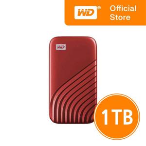 웨스턴디지털 WD My Passport SSD 1TB 레드 포터블 외장SSD USB 3.2 Gen2 NVMe기반