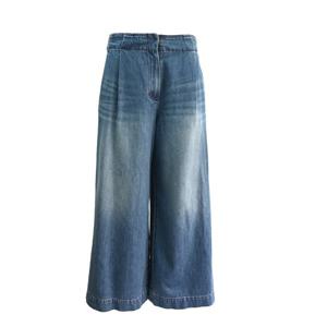 [비꼴리끄(여성)]데님 뒷밴딩 와이드 팬츠 B244DS3040