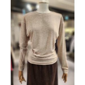 [코데즈컴바인] (CJD-TS503WA) 셔링포인트 라운드넥 티셔츠