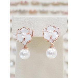 볼라레 세이브존03 볼라레 키스 오브 러브 진주 드롭 귀걸이 AGspe1280A