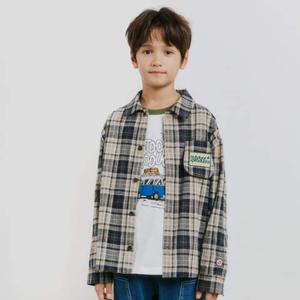 [차일디] 아웃도어프로덕츠키즈 (OD251ISH11) 체크 셔츠 딥그레이