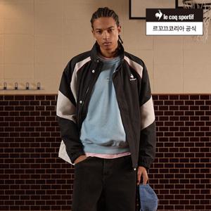 [르꼬끄공식] 유니 컬러블록 루즈핏 자켓 (QQ123LJK18)