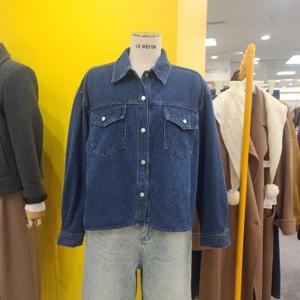 르피타 DP01 크롭  포켓데님셔츠 L255BSH203