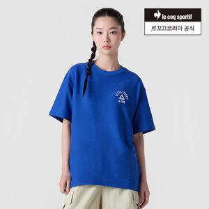 [르꼬끄공식] 유니 자가드 조직 루즈핏 반팔티셔츠 (QQ123LRS22)