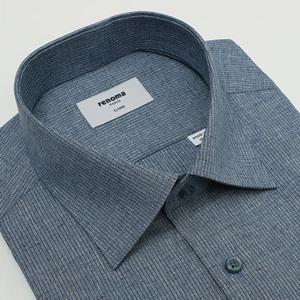 [레노마 일반핏] 25SS RPSSG0-036NY 다림질이 필요없는 린넨혼방 카치온 투톤 체크셔츠[여름용긴소매]