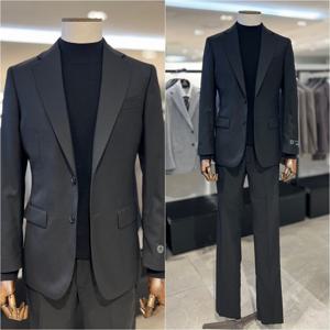 [레노마캐주얼]F/W 프리미엄 완판정장 24년신상 고급울 다계절 블랙스판정장 RQCISJ81A EK3653