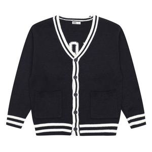 [소이]남아 라인 배색 니트 가디건 23S5001_NY