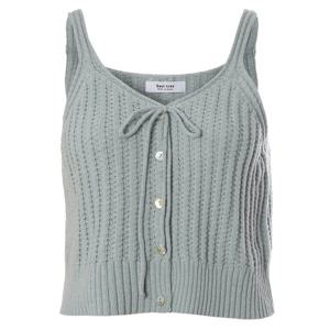 페이지플린  (F5AVT400) 브이넥 리본 짜임 니트 조끼