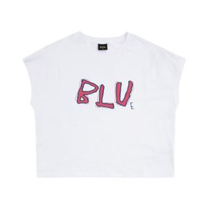 [블루테일]AYC4TS02WT 캡소매 크롭 화이트 반팔 티셔츠