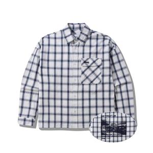 [지프]공용 캐주얼 로고자수 원포켓 체크셔츠 JQ1SHU101