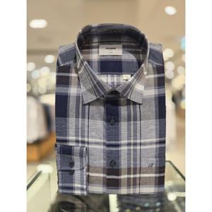 레노마셔츠 린넨혼방빅체크 (RPSSG0037NY)